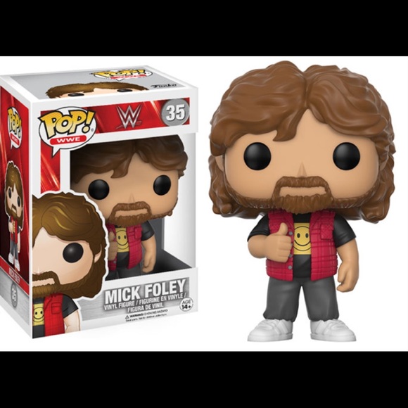 RARE Funko Pop WWE Mick Foley #35 Vaulted UNOPENED